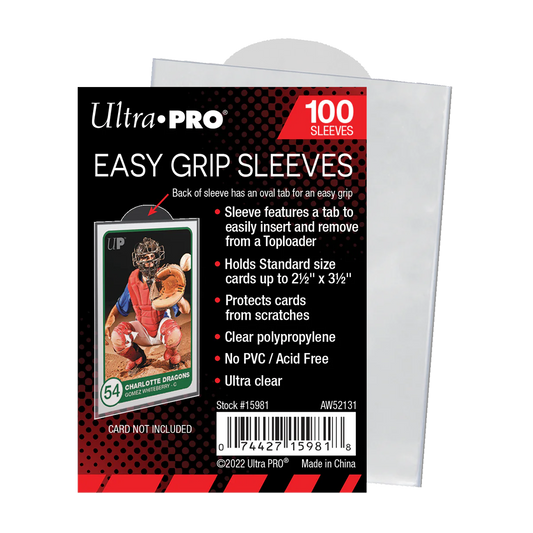 ULTRA PRO - EASY GRIP SLEEVES 2,5" X 3,5" (100 unidades)