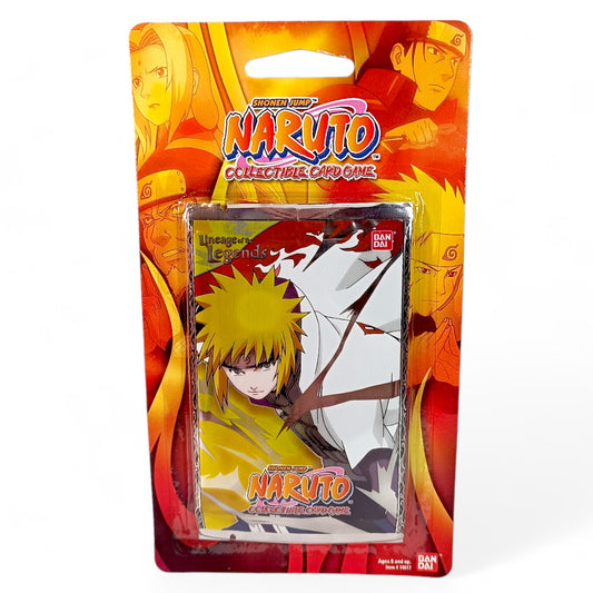 BLISTER NARUTO SHIPPUDEN CCG LINEAGE OF LEGENDS MINATO NAMIKAZE BANDAI BOOSTER PACK SEALED