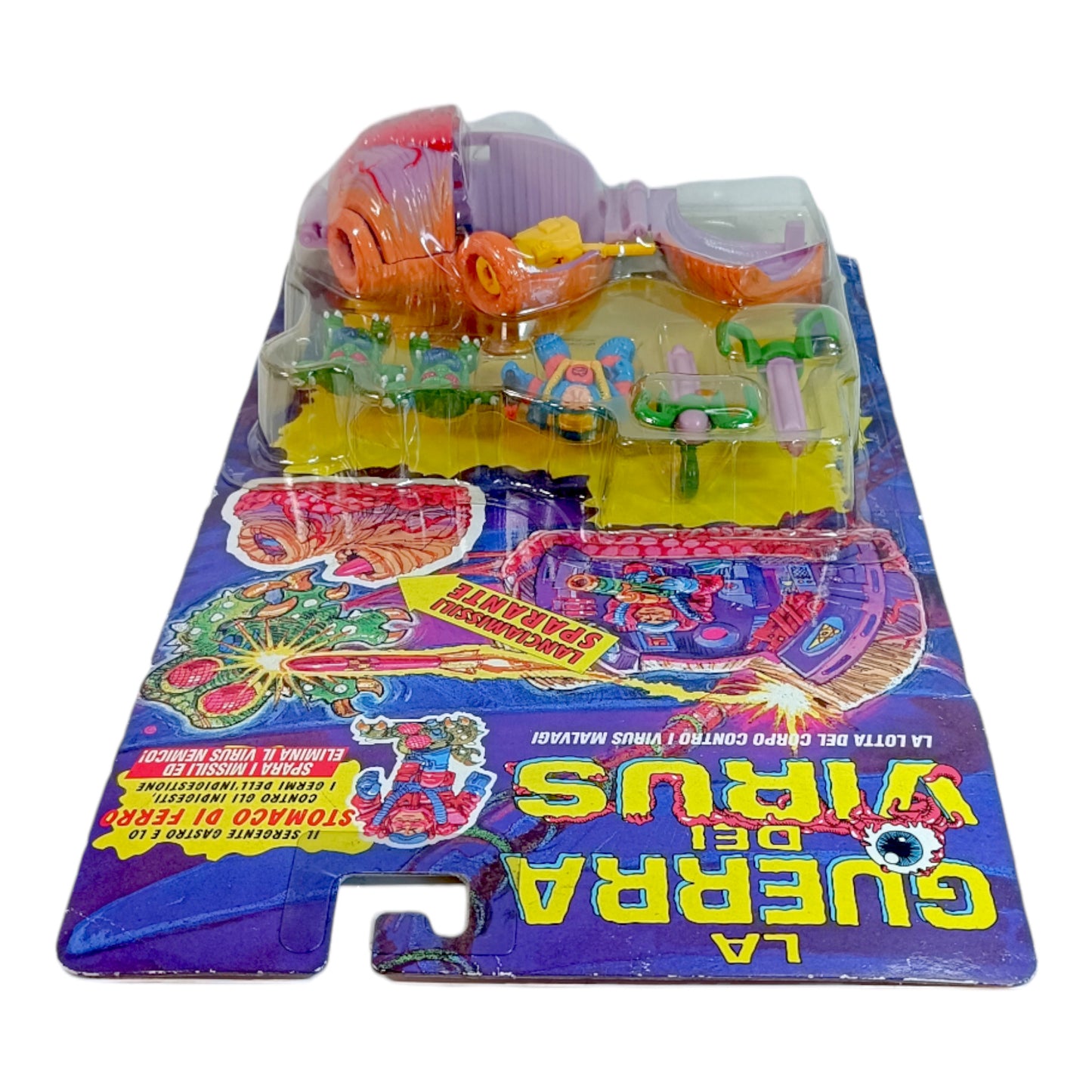 PLAYSET LA GUERRA DEL VIRUS ESTÓMAGO DE HIERRO (BODY WARS) GIGI TOYMAX 1994