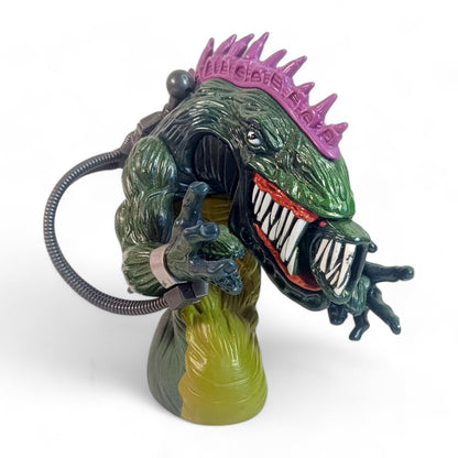 FIGURA DE ACCION STREET SHARKS EVIL REPTEEL MATTEL 1995 SERIE 4 (COMPLETO)