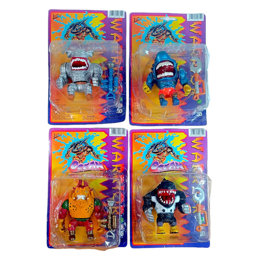 SET COMPLETO BOOTLEG STREET SHARKS OCEAN WARRIORS AÑOS 90 KO VIDAL ESPAÑA