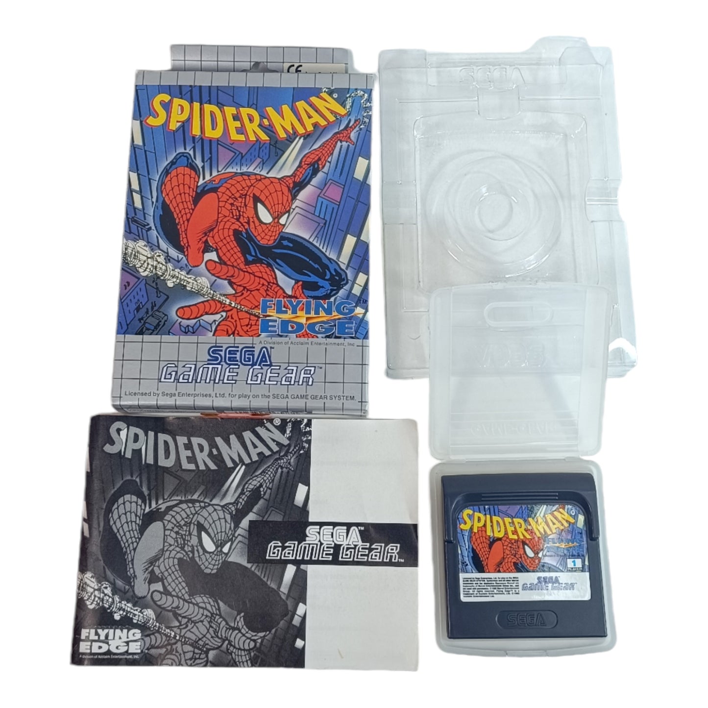 SEGA GAME GEAR SPIDER-MAN FLYING EDGE PAL GAMEGEAR