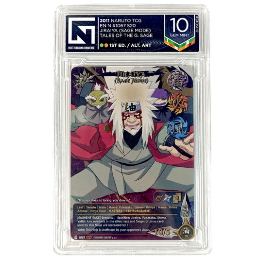 JIRAIYA SAGE MODE #1067 NG 10 - NARUTO SHIPPUDEN CCG "TALES OF THE GALLANT SAGE"