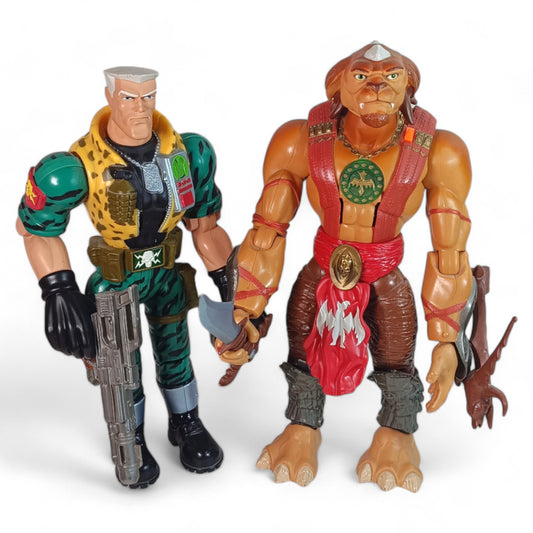 FIGURAS SMALL SOLDIERS ELITE COMMANDO CHIP HAZARD & ARCHER - HASBRO 1998 12"