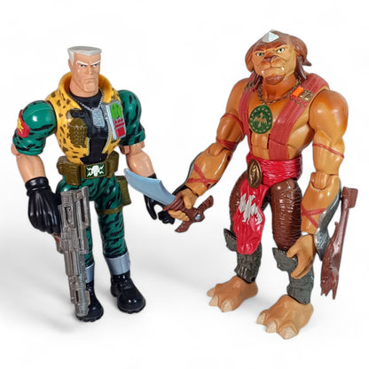 FIGURAS SMALL SOLDIERS ELITE COMMANDO CHIP HAZARD & ARCHER - HASBRO 1998 12"