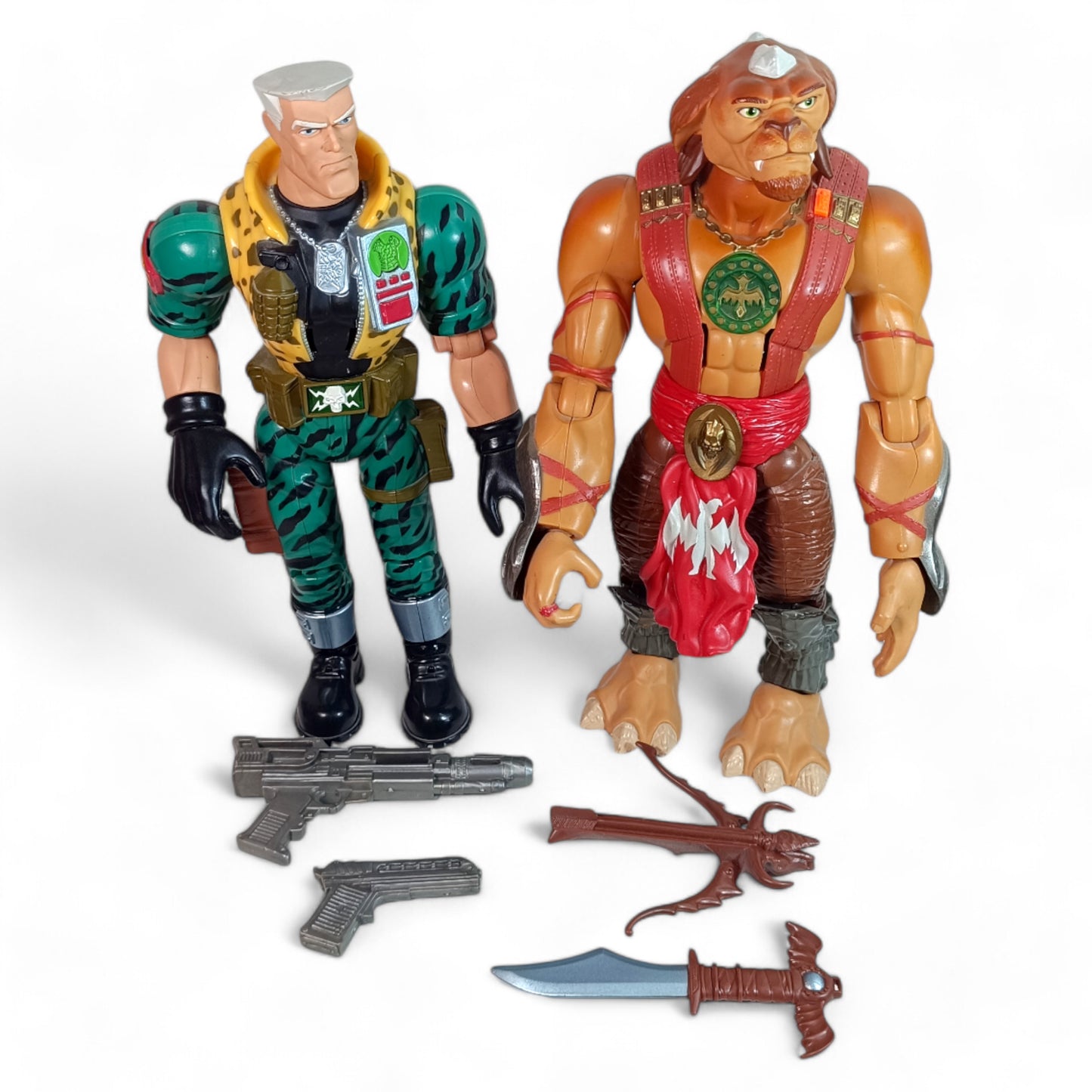 FIGURAS SMALL SOLDIERS ELITE COMMANDO CHIP HAZARD & ARCHER - HASBRO 1998 12"