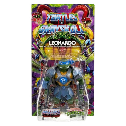 FIGURA LEONARDO TURTLES OF GRAYSKULL MASTERS OF THE UNIVERSE ORIGINS WAVE 6