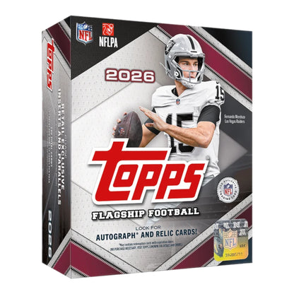 NFL FLAGSHIP FOOTBALL MEGA BOX 2026 TOPPS