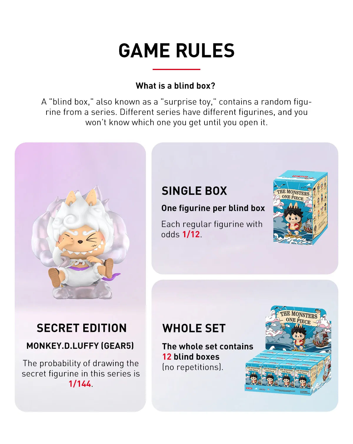 POP MART LABUBU THE MONSTERS X ONE PIECE SERIES FIGURES (CASE POP MART LABUBU THE MONSTERS X ONE PIECE SERIES FIGURES (CASE