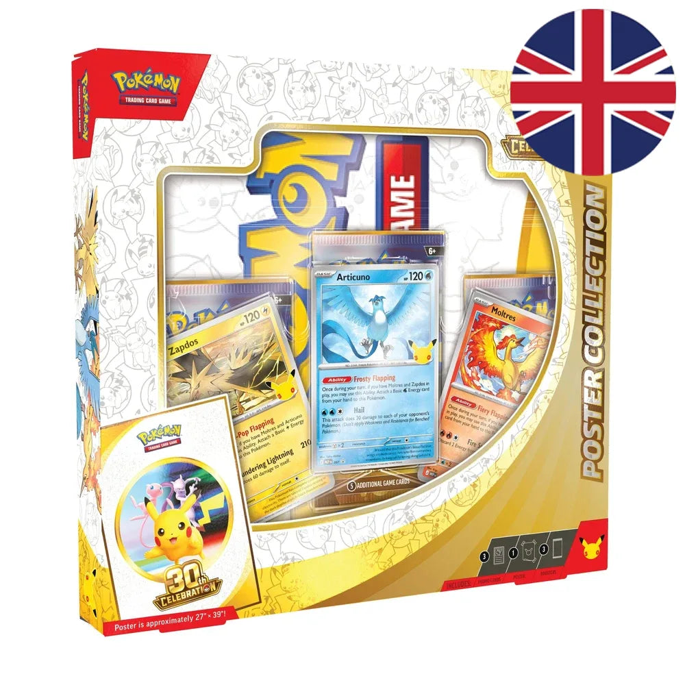 POSTER COLLECTION 30TH CELEBRATIONS POKEMON (INGLÉS)