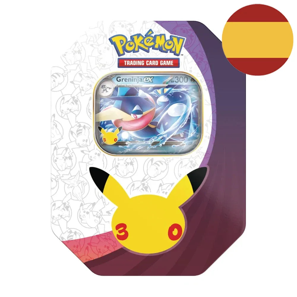 LATA 30TH CELEBRACIONES TIN POKEMON TCG (ESPAÑOL)