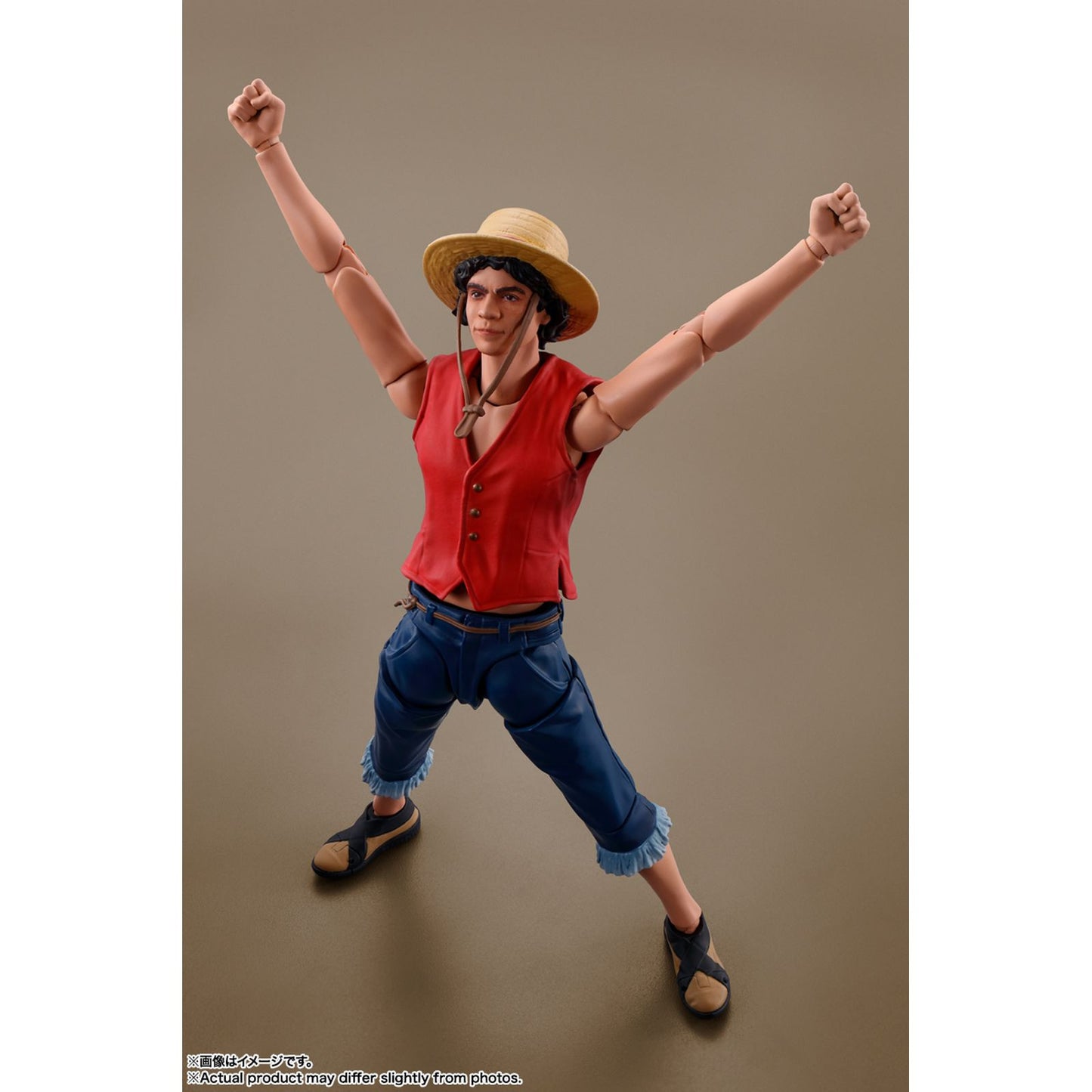 FIGURA ONE PIECE MONKEY D. LUFFY NETFLIX SERIES IÑAKI GODOY S.H. FIGUARTS BANDAI TAMASHII NATIONS