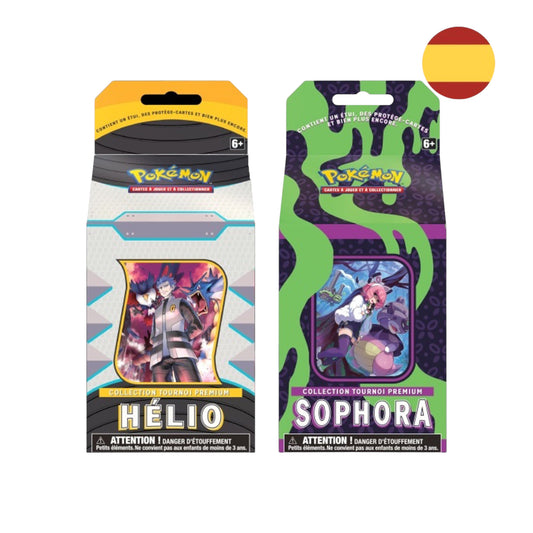POKEMON TCG COLECCIÓN TORNEO PREMIUM HELIO & SOFORA (ESPAÑOL)
