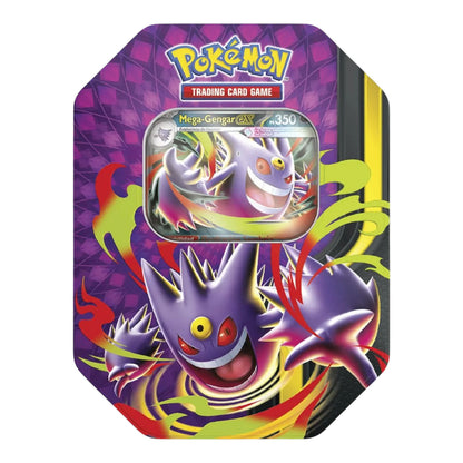 LATA MEGA MOONLIT GENGAR/CLEFABLE TIN POKEMON TCG (ESPAÑOL)