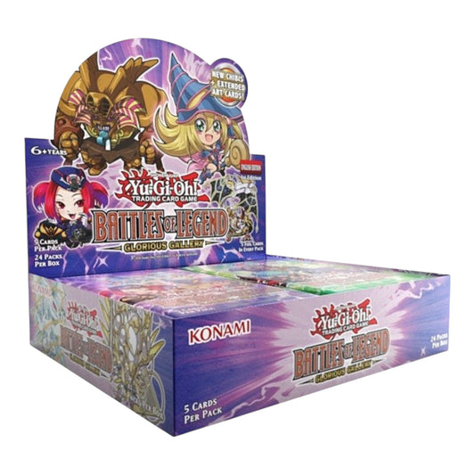 BOOSTER BOX BATTLES OF LEGEND GLORIOUS GALLERY 1ST EDITION YU-GI-OH! (INGLÉS)
