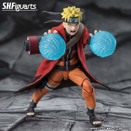FIGURA NARUTO UZUMAKI SAGE MODE SAVIOR OF KONOHA NARUTO SHIPPUDEN SH FIGUARTS PREMIUM BANDAI 14.5 CM
