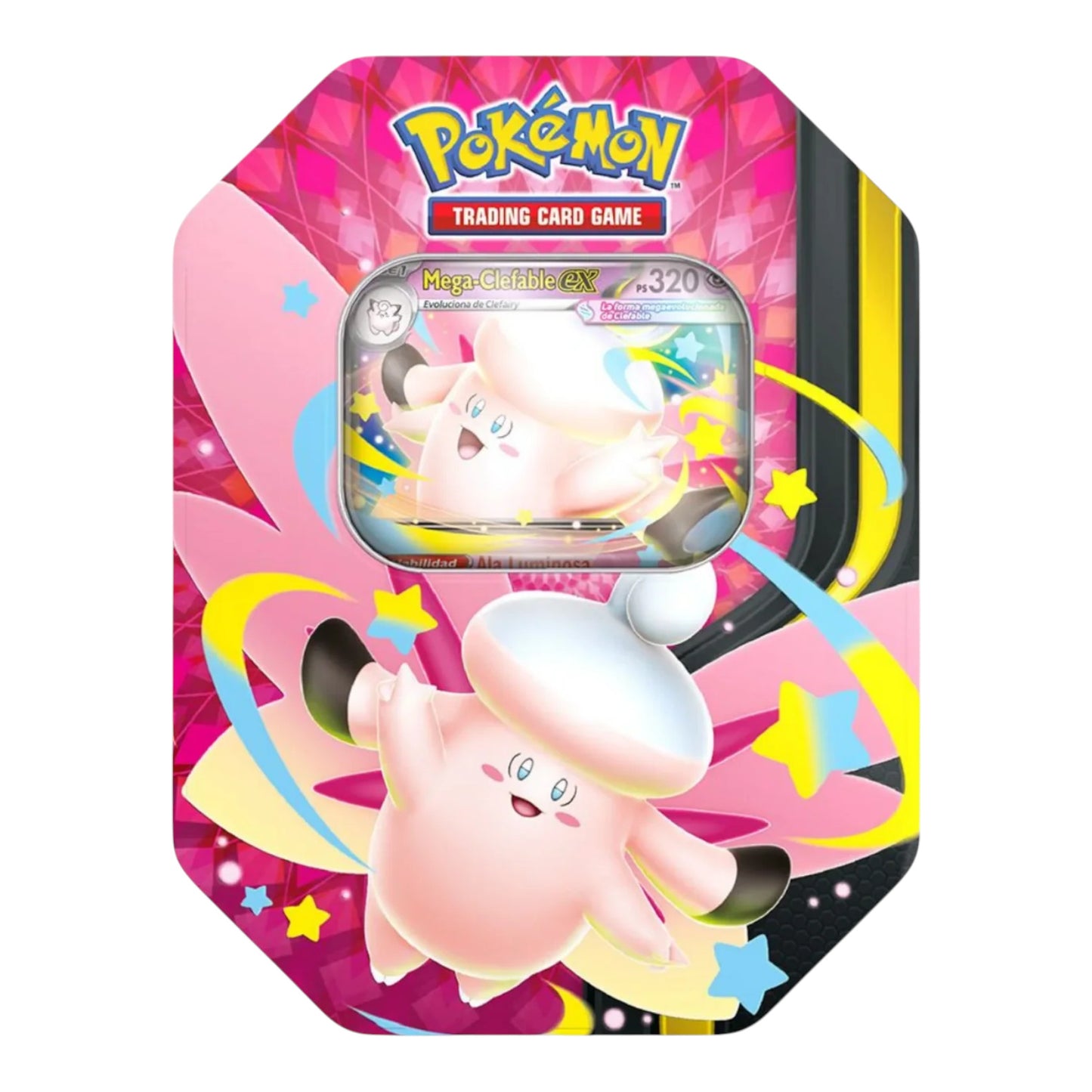 LATA MEGA MOONLIT GENGAR/CLEFABLE TIN POKEMON TCG (ESPAÑOL)