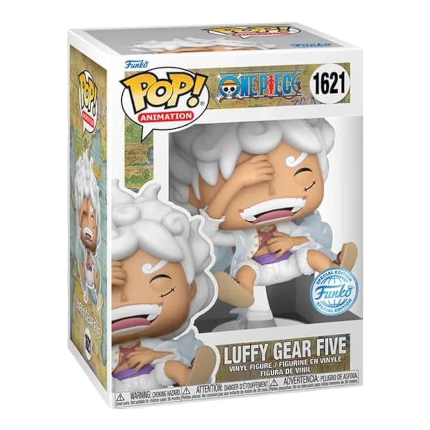 FUNKO POP ONE PIECE MONKEY D. LUFFY GEAR 5 LAUGHING #1621