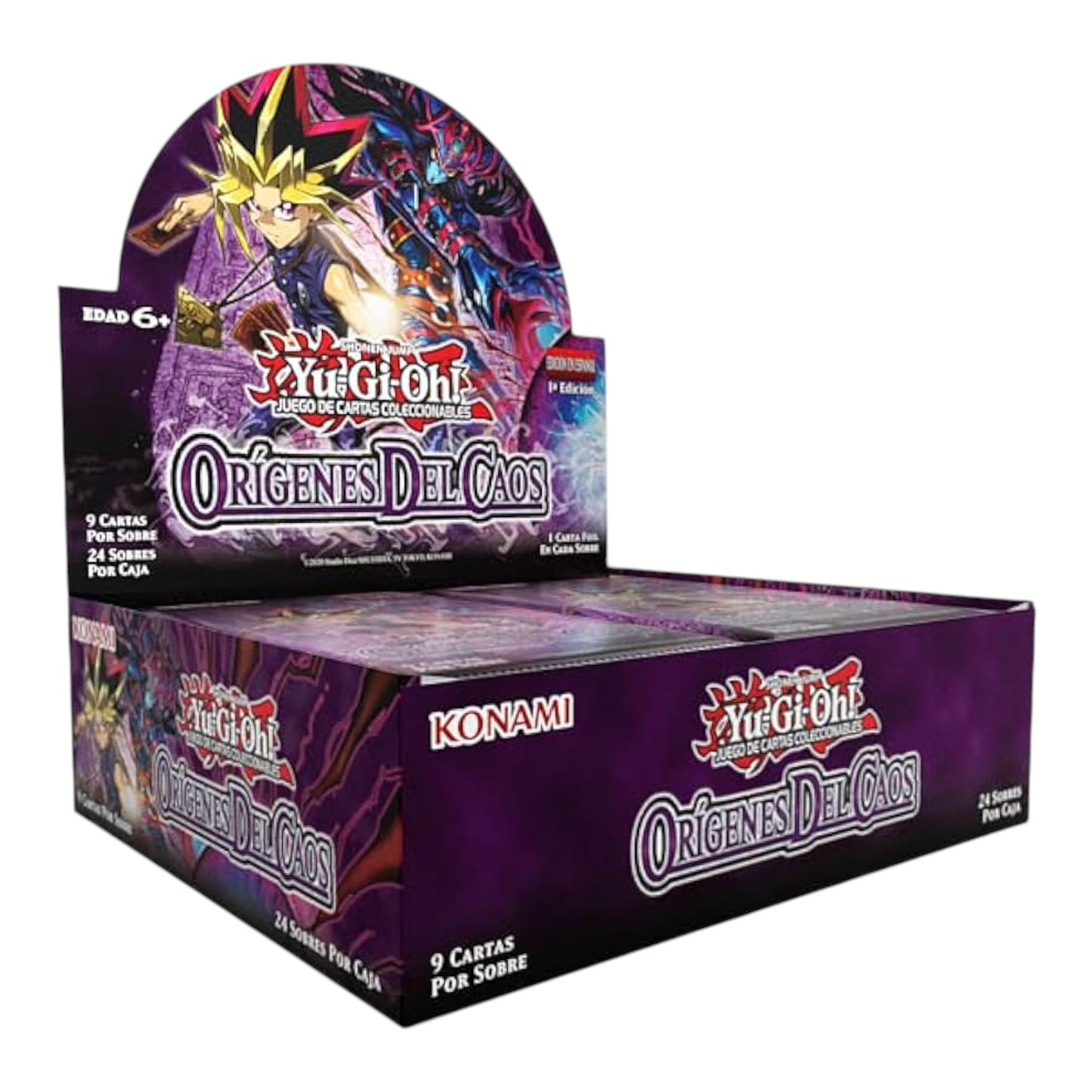 CAJA ORÍGENES DEL CAOS 1ª EDICIÓN YU-GI-OH! (ESPAÑOL)