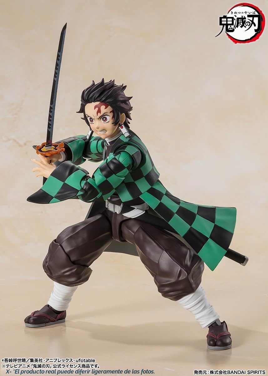 FIGURA TANJIRO KAMADO - KIMETSU NO YAIBA / DEMON SLAYER - S.H. FIGUARTS