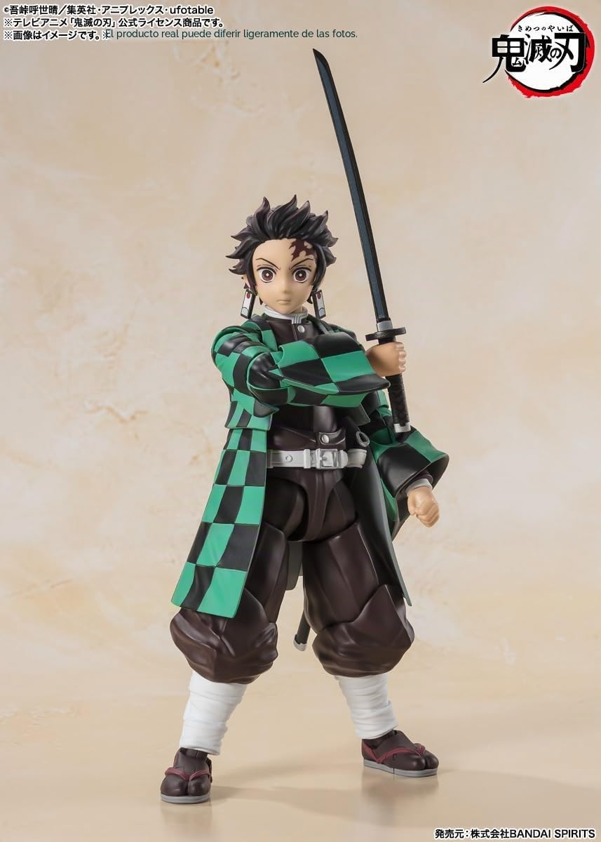 FIGURA TANJIRO KAMADO - KIMETSU NO YAIBA / DEMON SLAYER - S.H. FIGUARTS