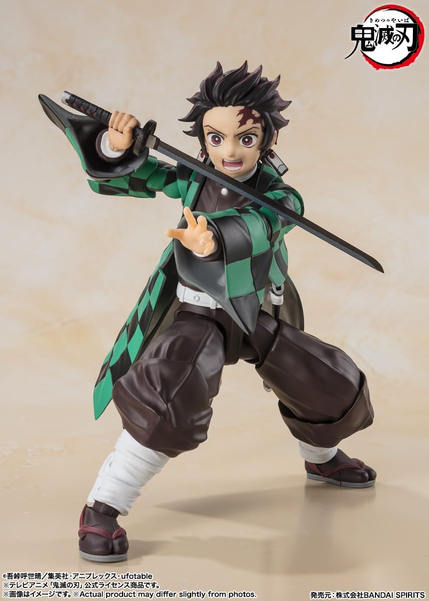 FIGURA TANJIRO KAMADO - KIMETSU NO YAIBA / DEMON SLAYER - S.H. FIGUARTS