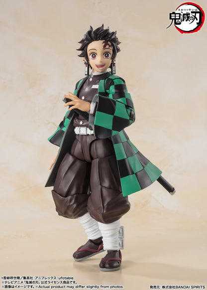 FIGURA TANJIRO KAMADO - KIMETSU NO YAIBA / DEMON SLAYER - S.H. FIGUARTS