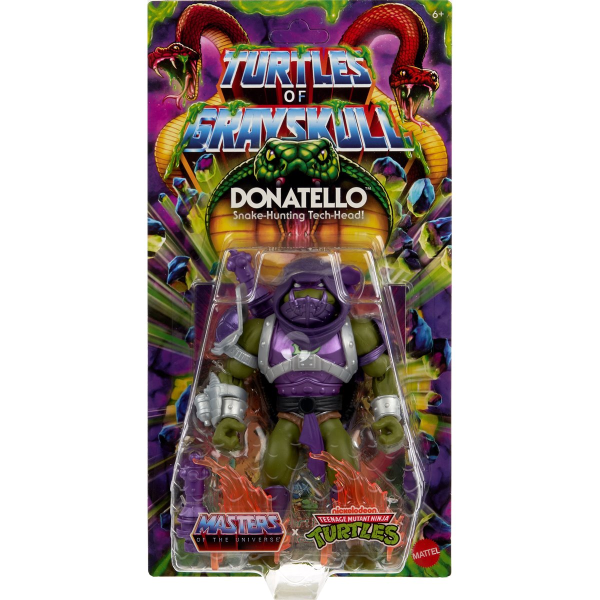 FIGURA DONATELLO TURTLES OF GRAYSKULL MASTERS OF THE UNIVERSE ORIGINS WAVE 5