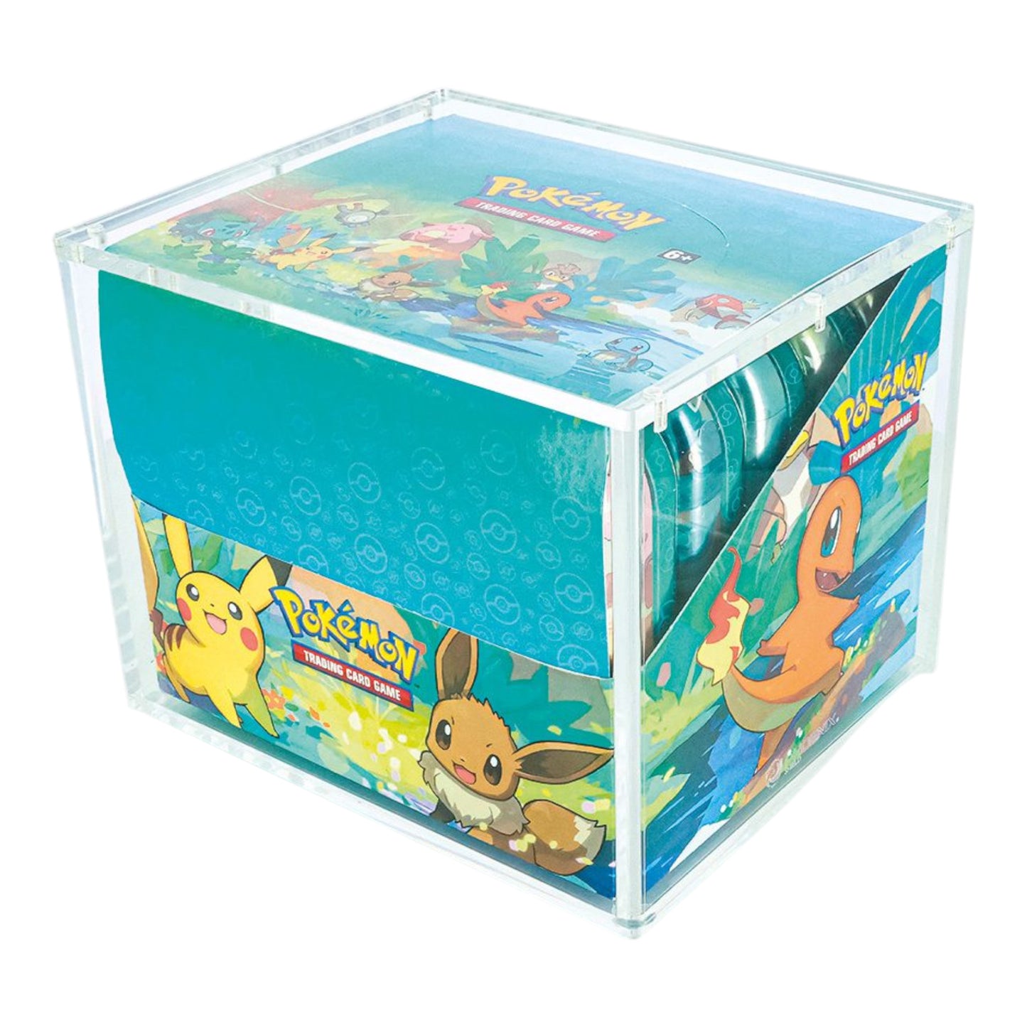 PROTECTOR MAGNÉTICO METACRILATO POKEMON CASE 10 MINI TIN