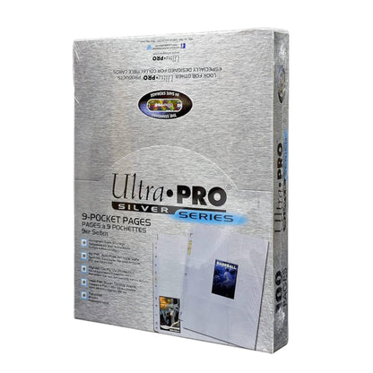 ULTRA PRO - HOJAS 9 BOLSILLOS SILVER SERIES (100)
