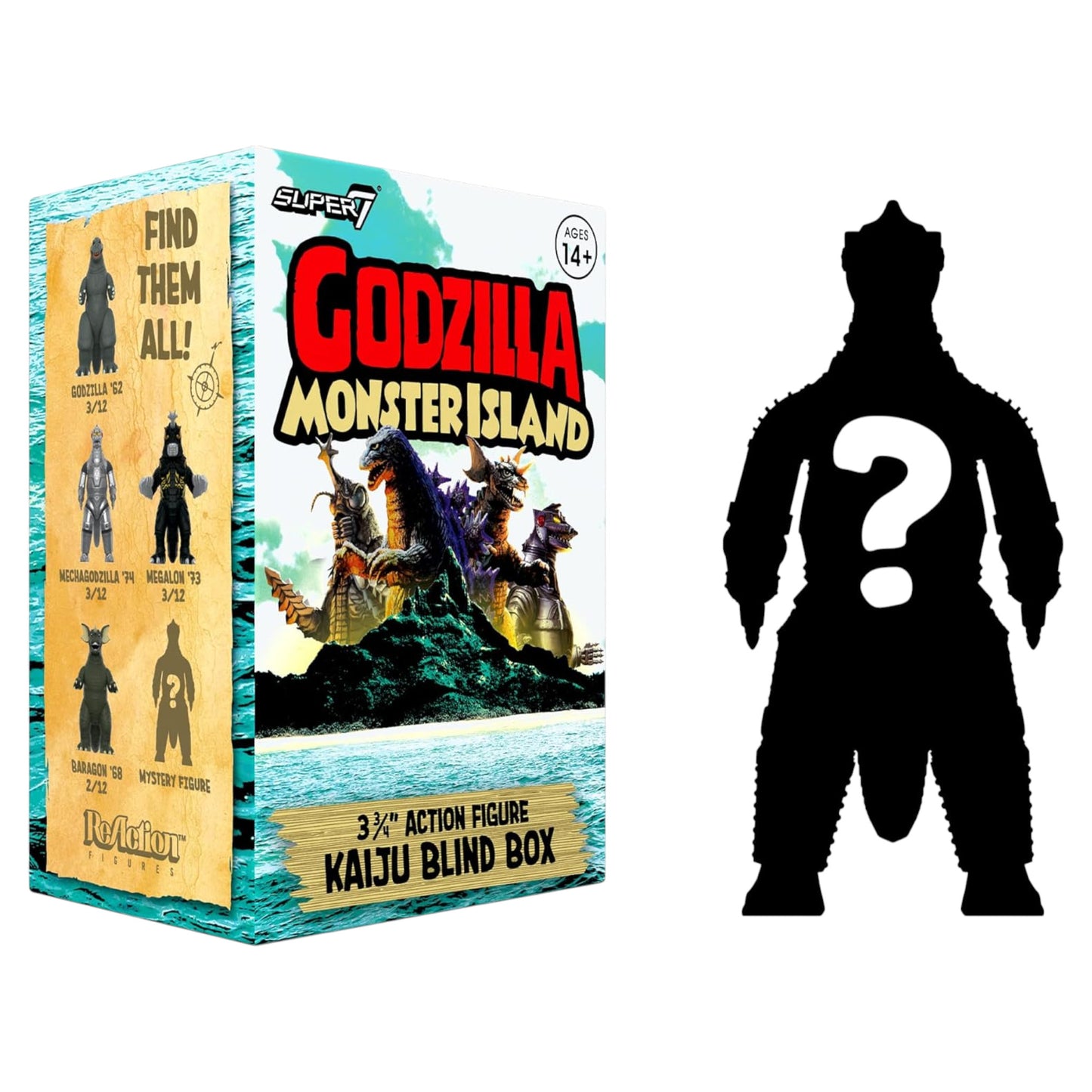 BLIND BOX GODZILLA TOHO MONSTER ISLAND - SUPER7 WAVE 7