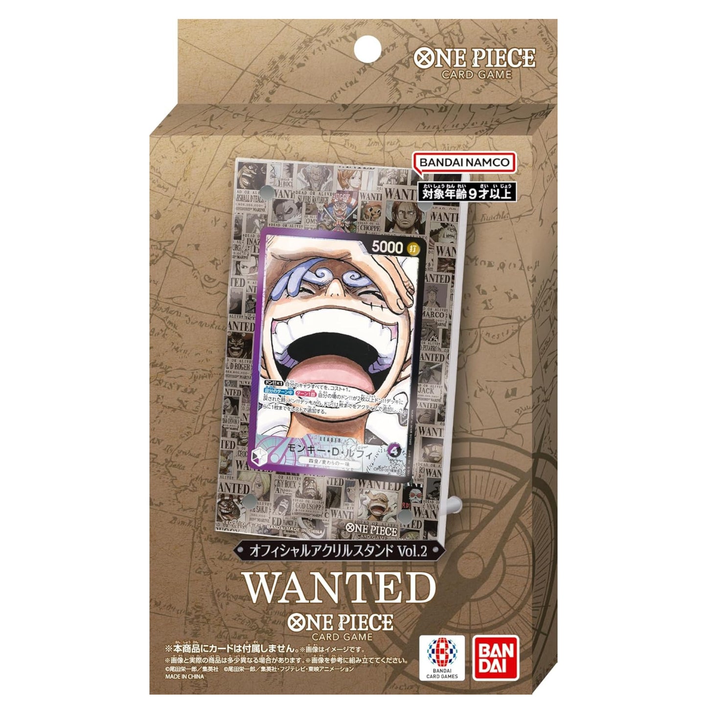 ONE PIECE CARD GAME: OFFICIAL ACRYLIC STAND WANTED VOL. 2 BANDAI