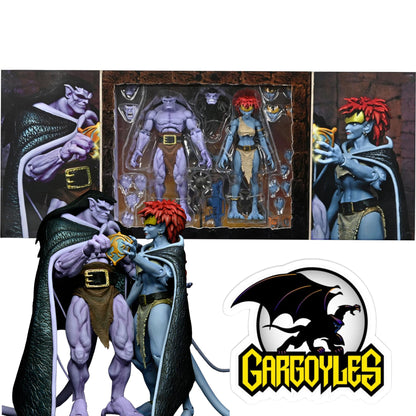 NECA GARGOYLES ULTIMATE GOLIATH & DEMONA (VOWS) ACTION FIGURES TWO-PACK DISNEY