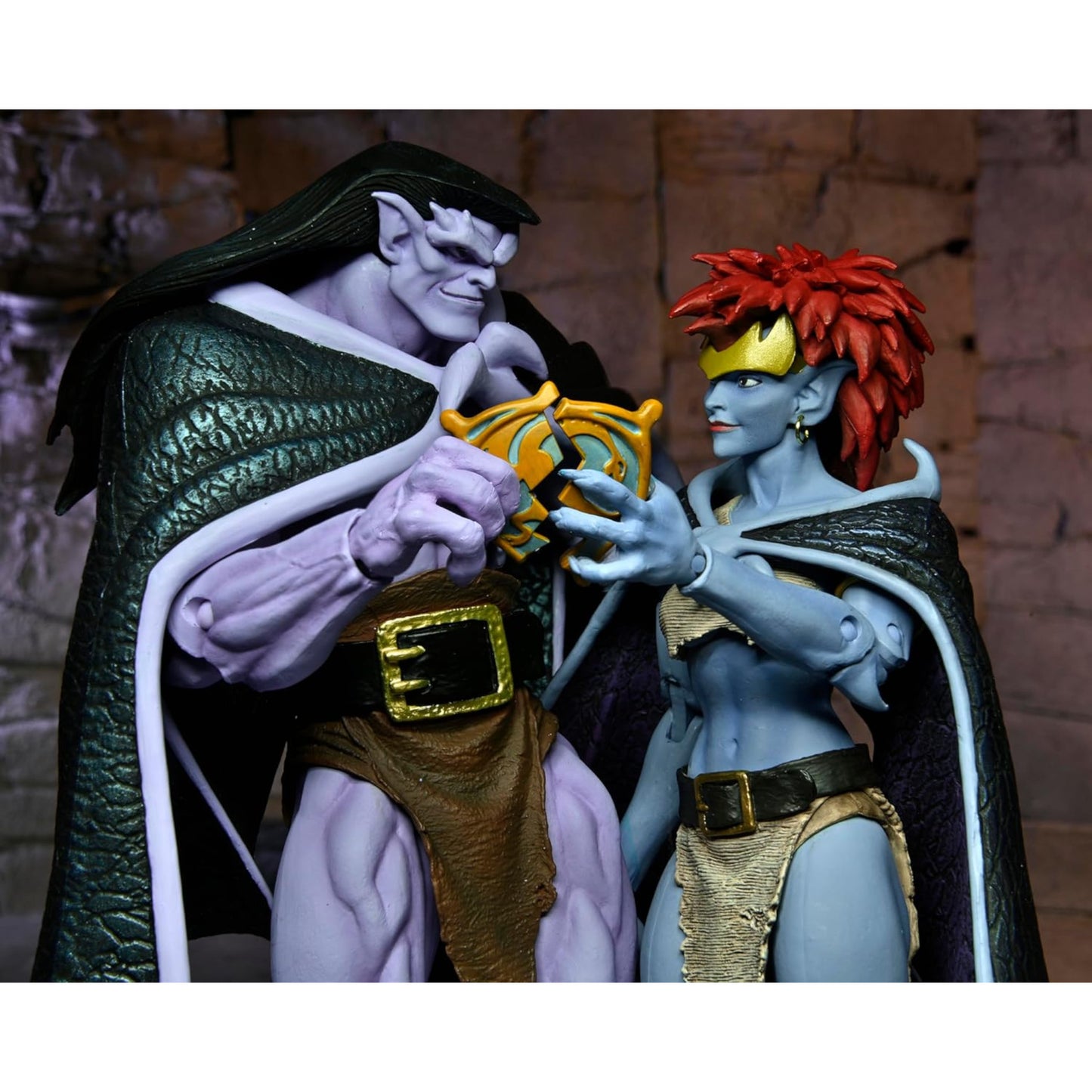 NECA GARGOYLES ULTIMATE GOLIATH & DEMONA (VOWS) ACTION FIGURES TWO-PACK DISNEY