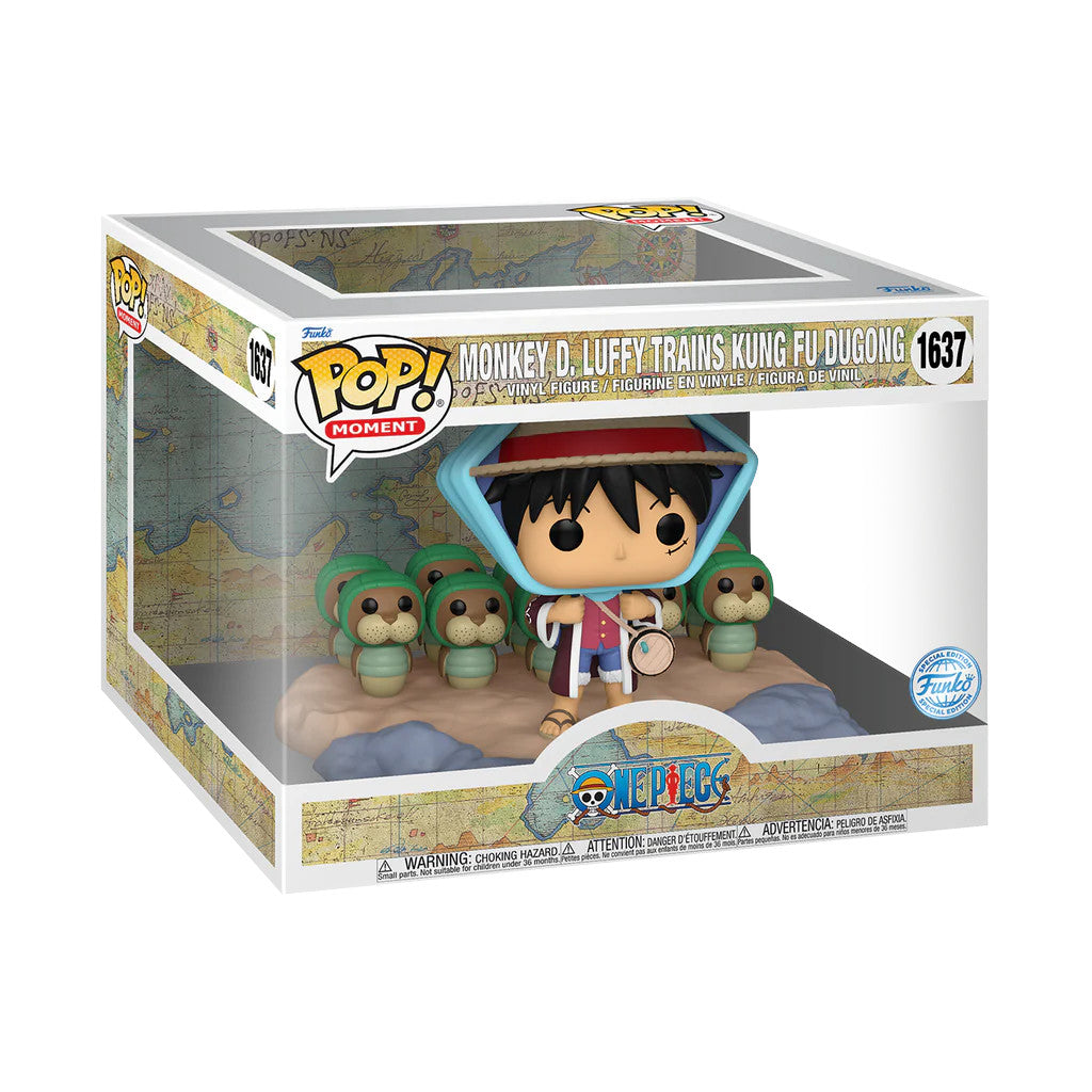 FUNKO POP ONE PIECE MONKEY D. LUFFY TRAINS KUNG FU DUGONG #1637