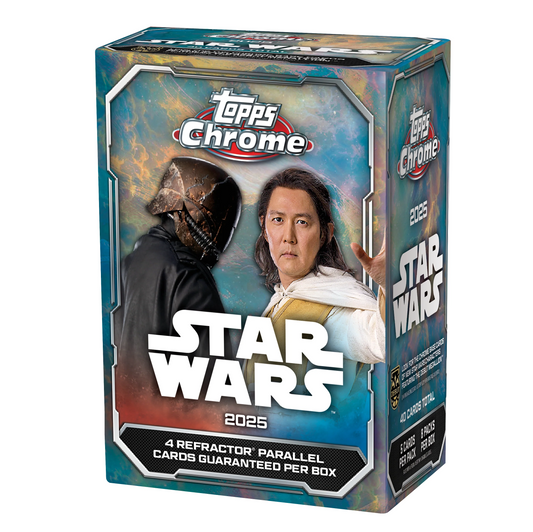STAR WARS VALUE BOX 2025 TOPP CHROME