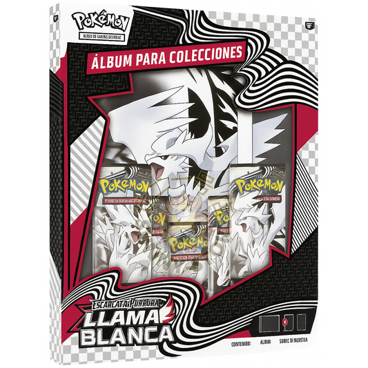 POKEMON TCG BINDER COLLECTION LLAMA BLANCA (ESPAÑOL)
