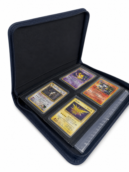 MINI ÁLBUM 112 TOPLOADER TCG 4 BOLSILLOS - NEGRO
