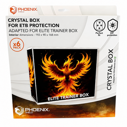 FUNDA PROTECTORA TRANSPARENTE POKEMON BOOSTER BOX 36 SOBRES
