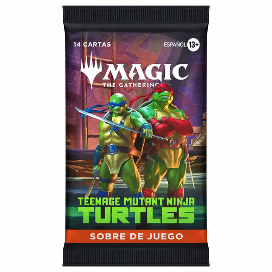 BOOSTER TEENAGE MUTANT NINJA TURTLES TMNT MAGIC THE GATHERING - SOBRE EN ESPAÑOL