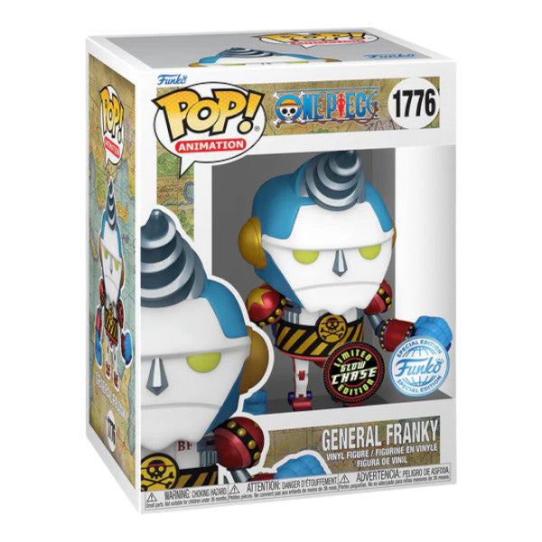 FUNKO POP ONE PIECE GENERAL FRANKY CHASE GITD #1776