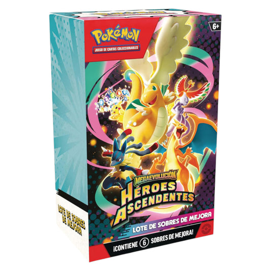 BOOSTER BUNDLE POKEMON MEGA HEROES ASCENDENTES (ESPAÑOL)