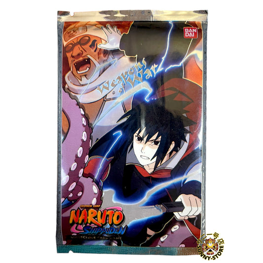 BOOSTER NARUTO SHIPPUDEN CCG "WEAPONS OF WAR" SASUKE AKATSUKI BANDAI SEALED