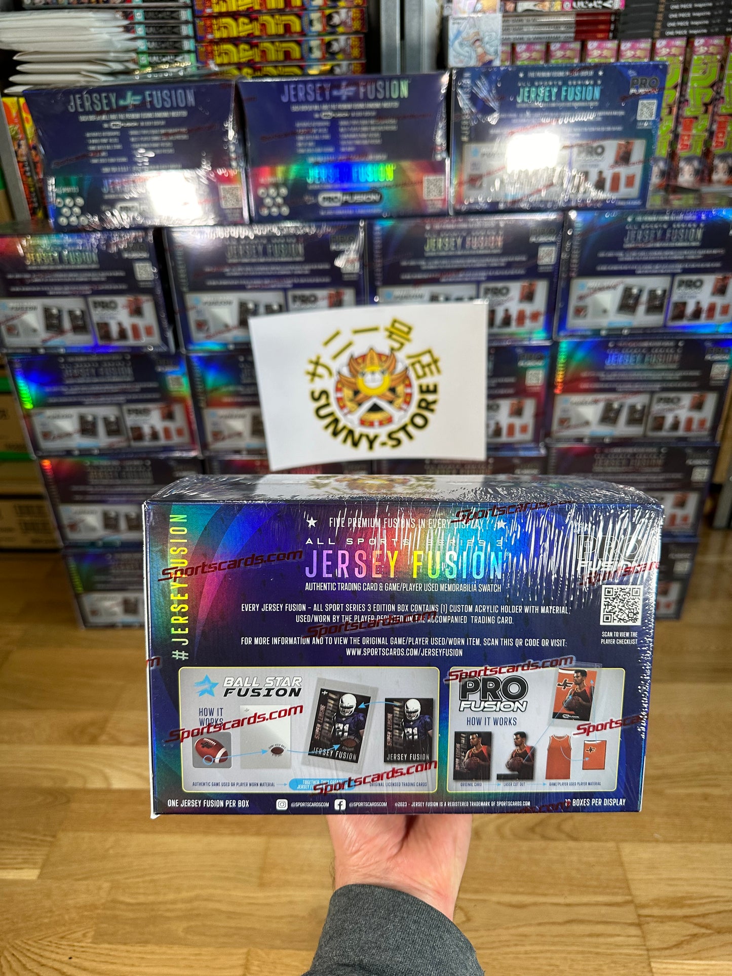 JERSEY FUSION 2024 ALL SPORTS SERIE 3 CASE (10 CAJAS) SPORTSCARDS