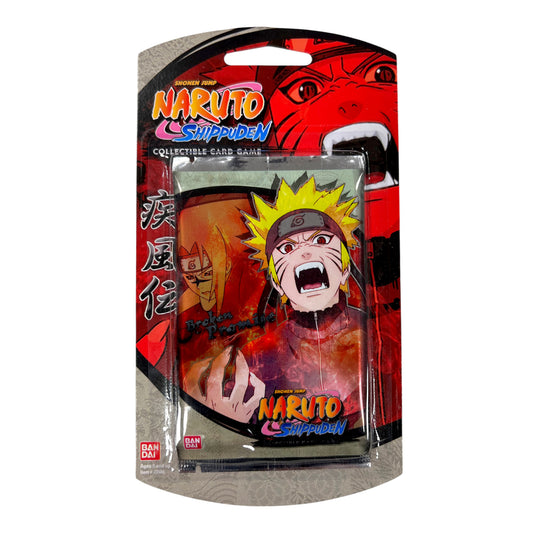 BLISTER NARUTO CCG "BROKEN PROMISE" NARUTO & SASUKE BANDAI BOOSTER PACK SEALED