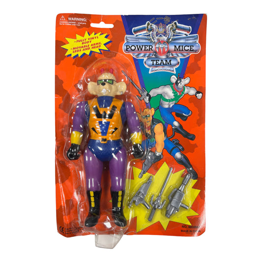 BIKER MICE FROM MARS MOTORRATONES DE MARTE 8" - 90'S BOOTLEG "POWER MICE TEAM"