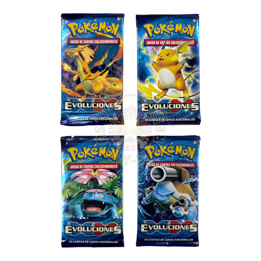 BOOSTER POKEMON XY EVOLUCIONES - SOBRE EN ESPAÑOL