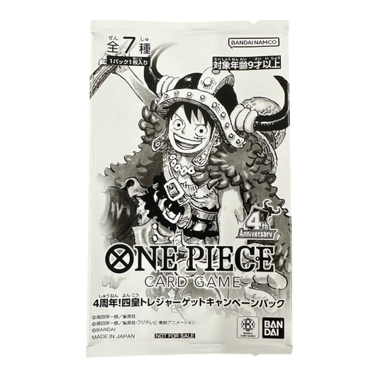 ONE PIECE 4TH ANNIVERSARY TREASURE CAMPAIGN BOOSTER PACK (JAPONÉS)