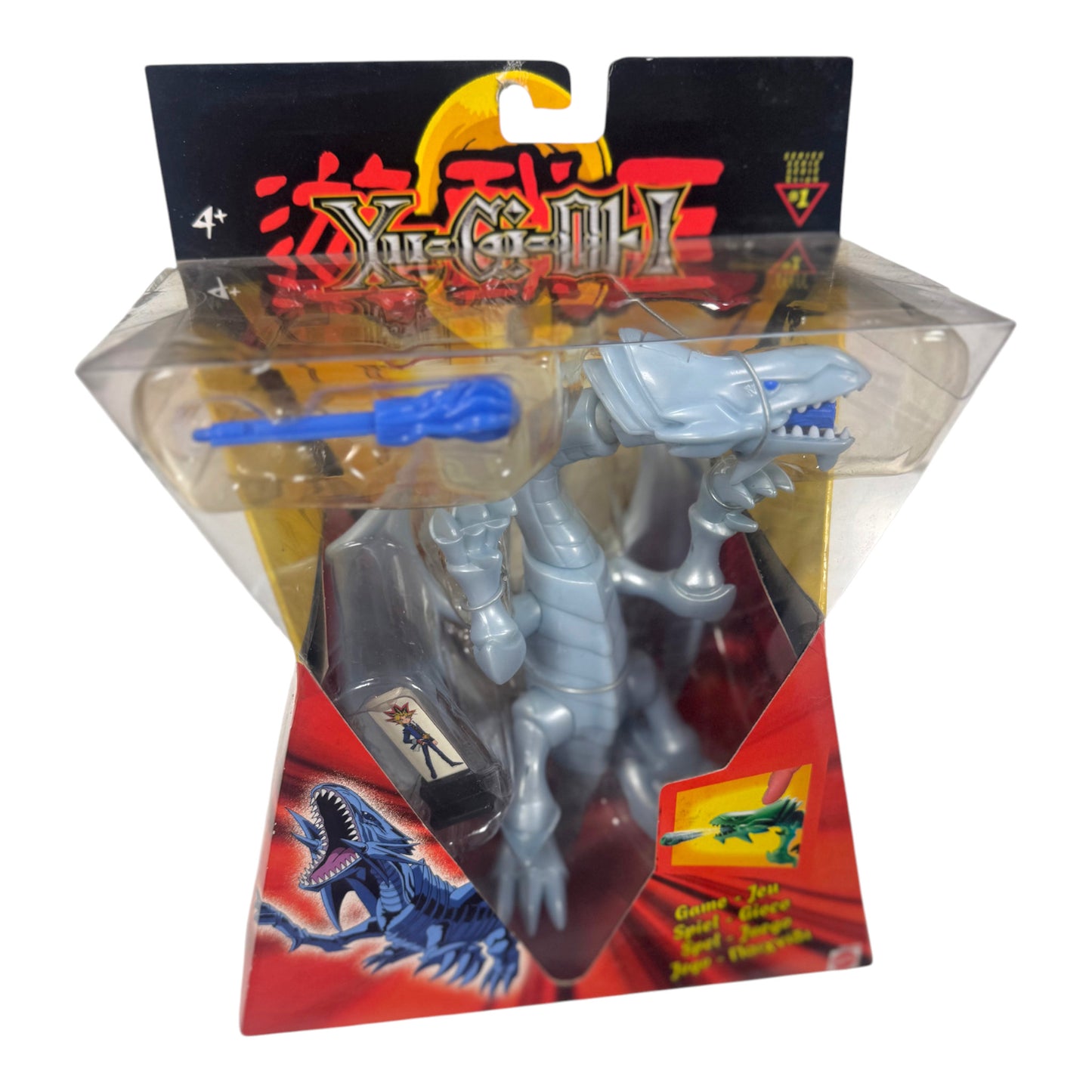BLISTER SIN ABRIR DRAGON BLANCO OJOS AZULEZ MATTEL YU-GI-OH! 2002