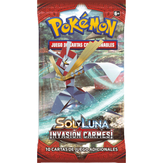 BOOSTER POKEMON INVASIÓN CARMESÍ - SOBRE EN ESPAÑOL